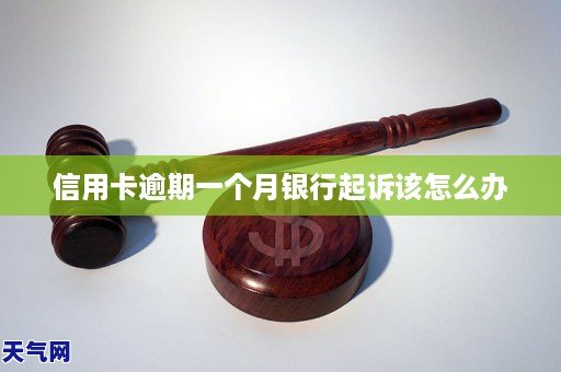 bg大游馆信用卡逾期一个月银行起诉该怎么办